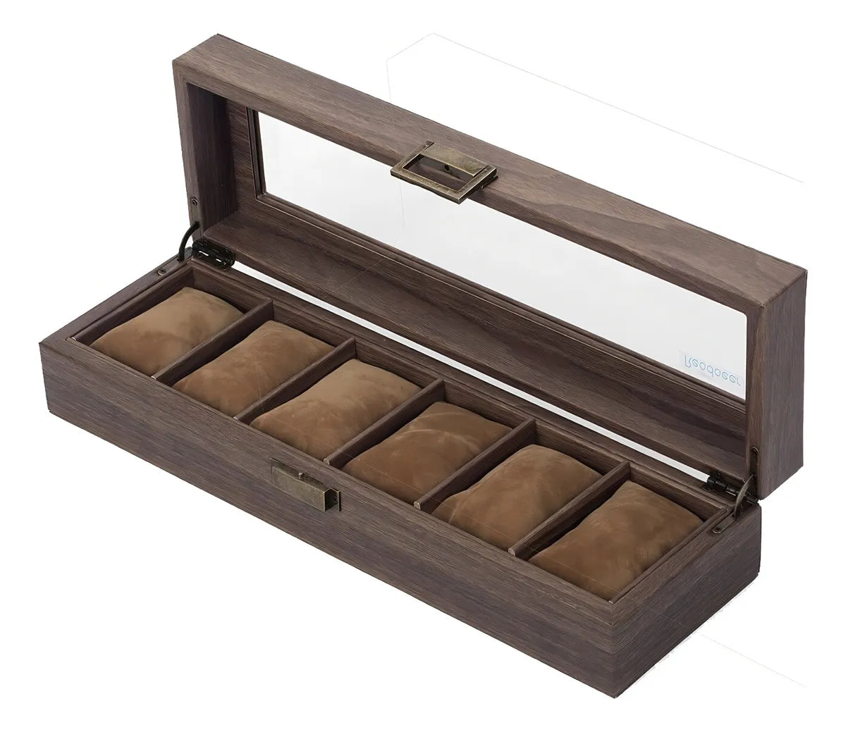 Porta Relojes de 6 Puestos en Madera