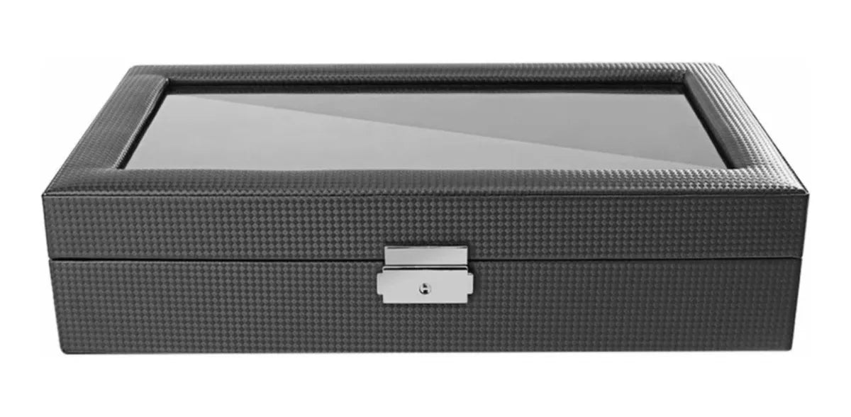 Porta Relojes de 12 Puestos en Cuero