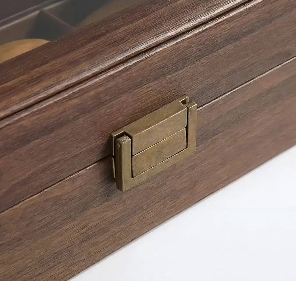 Porta Relojes de 6 Puestos en Madera